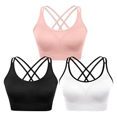 3pack(black+white+peach Pink)