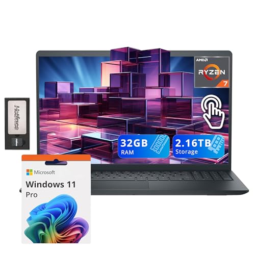 Dell Inspiron 15.6C` A`OA FHD ^b`XN[m[gp\RAAMD Ryzen 7 7730UA32GB DDR4 RAMA2.16TBXg[W(2TB SSD+160GBhbLOXe[VZbg)AAMD Ra