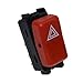 eGang Auto Power Warning Hazard Light Switch 1248200110 for Mercedes-Benz C220 C280 190E 300D E500 E320 300E 1984-1995, Red, Push Button, Manual, 1 Count