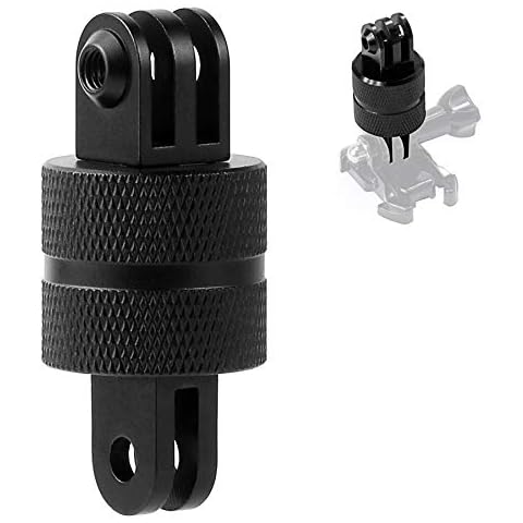 Niewalda 360 Degree Rotation Gopro Tripod Mount Adapter, Alumiun gopro Mount Adapter, Compatible with GoPro Hero10/ 9/8/ 7/6/ 5/ Series,DJI, XiaoYi, SJcam,AKASO,and Other Action Cameras Cover
