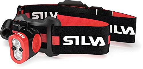 Silva Lampe Frontale Trail Speed Noire et Rouge pour Course à Pied et Outdoor