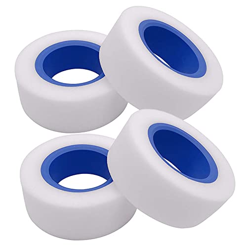 LAFEINA 4PCS Dual Layer Tire Sponge TPE Foam Inserts for 1/10 RC Crawler Car TRX4 TRX6 SCX10 2.2 inch Tire (130mm, Blue)