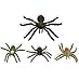 BOHS Stretchy Spider Mom and Kids - 4-Piece Rubber Realistic Big Soft - Halloween Squishy Toy - Prank Bugs