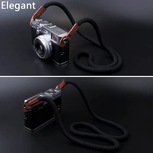 VKO Correa de Hombro de la Cámara, Correa Cruzada para Cuello y Hombro, para cámara réflex Digital réflex Digital sin Espejo, Negro - imagen 8