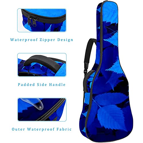 Housse de Guitare, Euit de Guitare en Tissu Oxford Impermeable avec Sangles Reglables pour 42″41″40″ Guitares Feuilles bleues 108.9×42.9×11.9 cm - Les Beatles, Paul McCartney, John Lennon, RIngo Starr, George Harrison Housse de Guitare, Euit de Guitare en Tissu Oxford Impermeable avec Sangles Reglables pour 42"41"40" Guitares Feuilles bleues 108.9x42.9x11.9 cm – Image 5