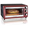 Hamilton Beach 4-Slice Toaster Oven, Red