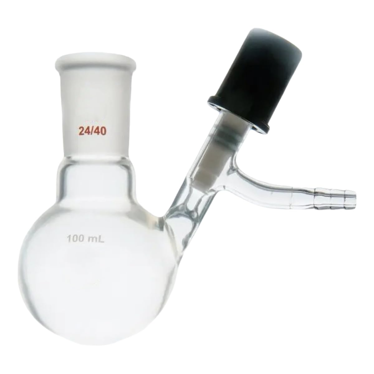 0-4mm High Vacuum Valve Reaction Flask Schlenk Flask Tube Air-Free Style Reaction Storage 14/20 Joint Lab Glassware 100ml