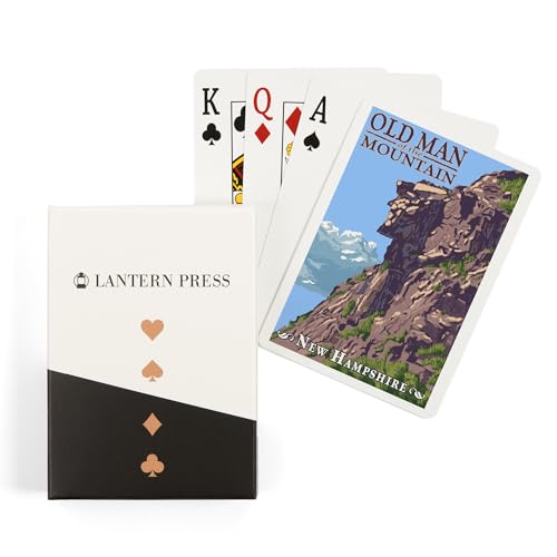 Juego de Cartas Poker New Hampshire Old Man of Mountain