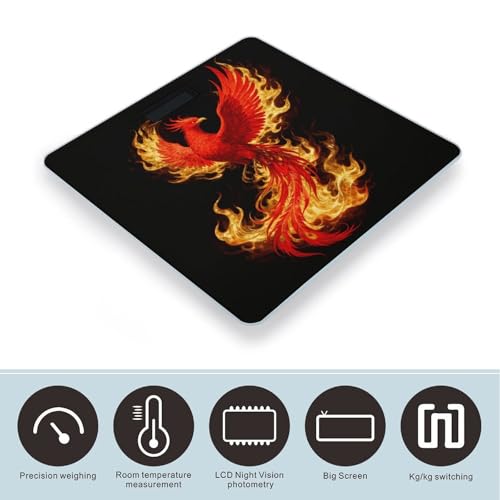 Báscula Digital para Baño Phoenix Flame 400 lb miniatura 3