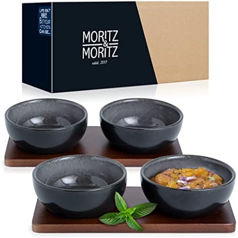 Moritz & Moritz Juego de 6 cuencos para salsas con tabla Cover