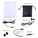 Lavalier Lapel Microphone, KUYANG 2 Pack Omnidirectional Mic for Smartphone, Desktop PC Computer, DSLR, Recording Mic for Podcast, YouTube, Vlogging, and Interview