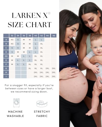 Image of Larken Hands Free Pumping Bra for Breastfeeding | Breast Pump - Maternity Bras for Pregnancy, Pumping & Nursing Bra in One