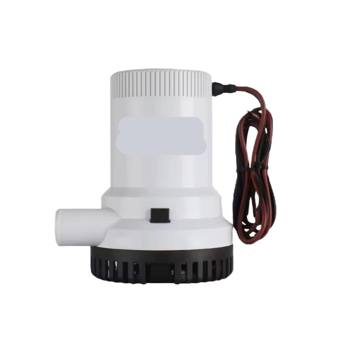 1500 GPH Bilge Pump, 12V/24V DC Marine Submersible Water Pump with Optional Float Switch, for Boat, Yacht(12V)