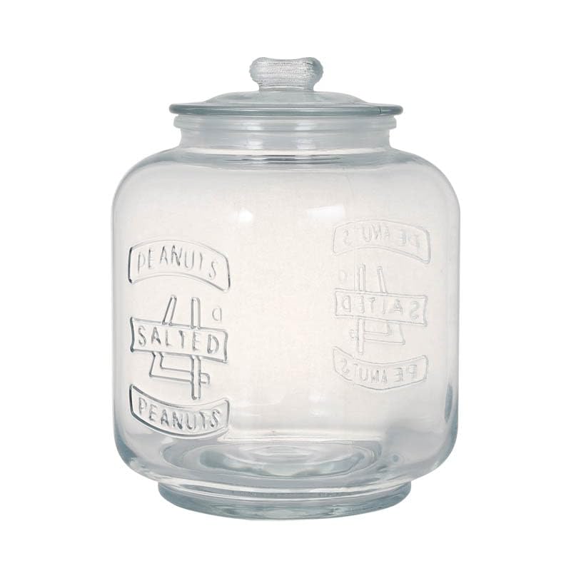 DULTON Glass Cookie Jar 1.3 Gal 5L Storage Container 10.2in Tall Kitchen
