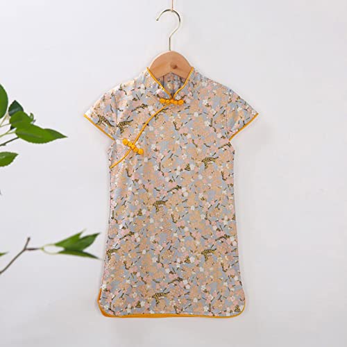 Little Girls Dresses 18 Months to 6 Years Toddler Cheongsam Tang Dresses Sophisticated Fashion Sunsuit Dress2