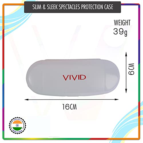 Image of VIVID Vision Unisex Adult Lightweight Eyewear Specs Case Cover | Protect Eye Glasses | Chashma Dibbi | Sunglass Box