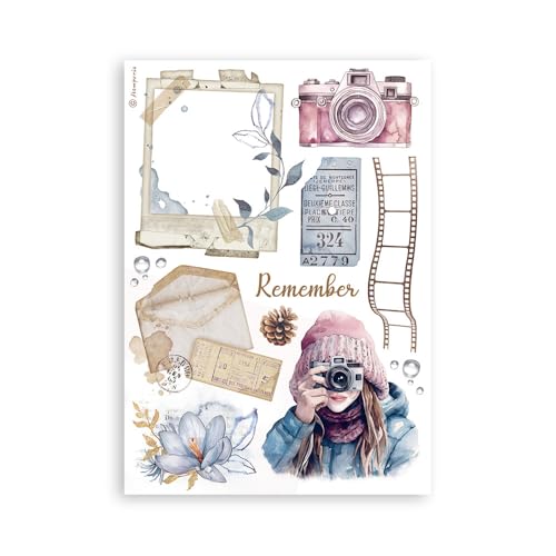 Stamperia, Washi Pad for Scrapbooking Albums, Card Making, Bullet Journalling and More, Translucent and Easy to Cut - Image 4