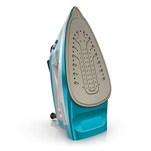Black+Decker Ir16X One-Step Garment Steam Iron With Stainless Nonstick Soleplate, One Size, Turquoise #TOP7