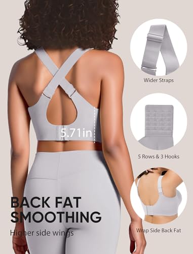 Image of Jelly Bras for Women Plus Size Minimizer No Underwire Supportive Full Coverage Wider Straps Seamless Tshirt Bra