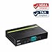 TRENDnet 8-Port PoE Switch, TPE-S44, Ethernet Splitter, 30W Power Budget, 1.6 Gbps Switching Capacity, 10/100Mbps, NDAA & TAA Compliant, Lifetime Manufacturer Protection
