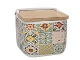 DRW Salero Ceramica Mosaico Colores 12x12.5x11 cm