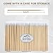 400Pcs Pointed Cotton Swabs in Storage Box - Precision Microblading Cotton Swabs with Wooden Sticks for Makeup, Cleaning Nail Polish, Eyebrow, Tattoo Permanent Supplies, Craft
