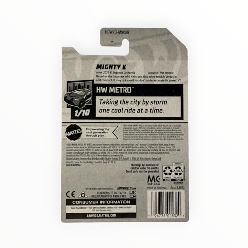 Hot Wheels 2022 Mighty K HW Metro 1:64 Rosa Metal miniatura 2