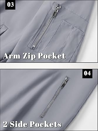 Image of MIA FASHION Men's UPF 50+ Full Sleeves Zipper Function Sun Protection Jacket for Biking & Sport