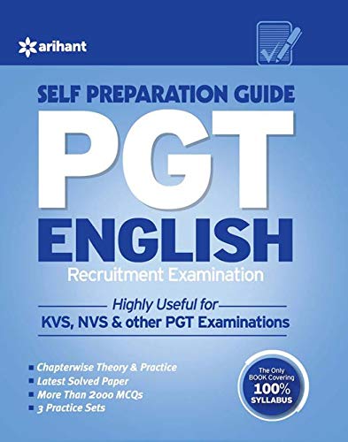 KVS, NVS &amp; other PGT Self Preparation Guide English Recruitment Examination