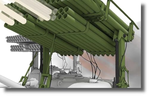 ランモモデル(Lanmo Model) 1/35 シャーマン戦車用ロケットランチャー T34 カリオペ プラモデル用パーツ LANLM-35001のサムネイル