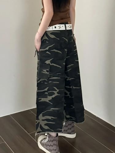 Jorts Women - Baggy Jorts Camo Jorts Short Jeans Y2k High Waist Jeans Camo Pants, Casual Streetwear Jeans Shorts4