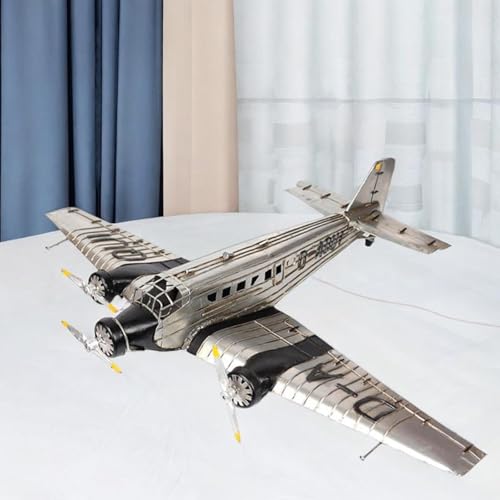 Modèle d'avion de transport vintage : objet déco pour vitrine - 8