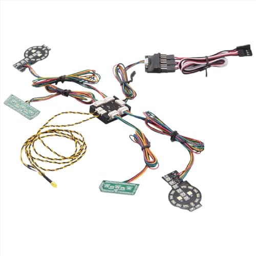 Luces vehículo RC para Traxxas TRX-4 Bronco para rutas nocturnas de todoterrenos 1/10