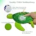 JWTEEE Hundespielzeug Quietschend - Interaktives Plüsch Meeresschildkröte Kauspielzeug für Kleine und Mittlere Hunde, Perfekt für Welpen zum Zahnen und Indoor & Outdoor Play (Grün)