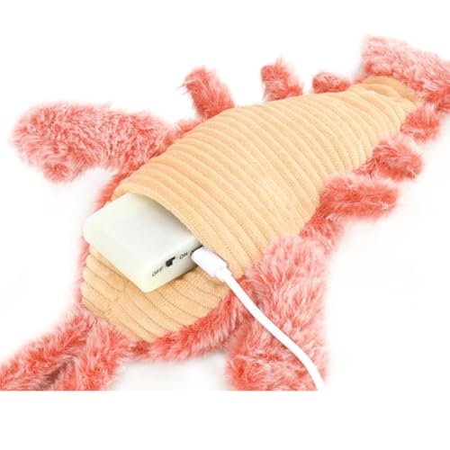 Lagosta de Pelúcia para Animais de Estimação Pet, Brinquedo para Cães e Gatos, Lagostinha Pet Balanç