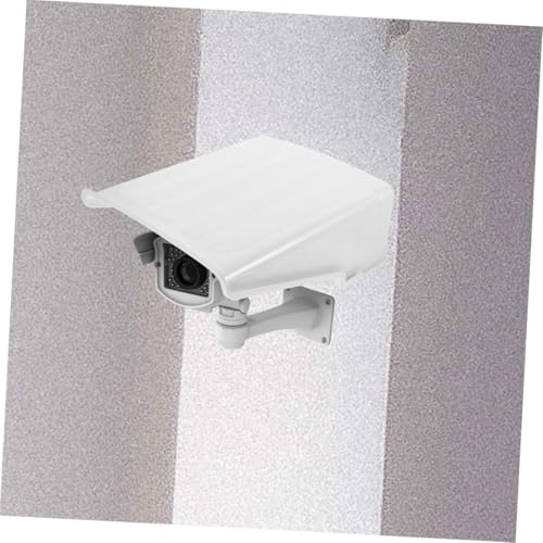 Cubierta protectora para cámara de seguridad exterior impermeable visera sol polvo 2 uds 7