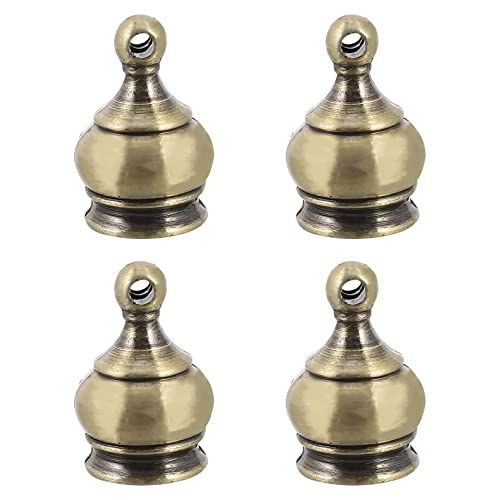 Image of LABRIMP Harps, M Decorations Golden Top Pipe and Shade, Remates Lamps Antique Supplies Light Knob Accessories for Table Lampshade Tops Bronzing Decorative Riser Holder Alloy