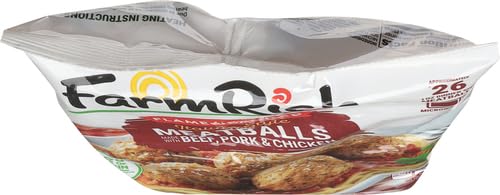 Farm Rich Italian Style Meatballs Made with Beef Pork and Authentic Bread Crumb Recipe Fully Cooked Frozen 26 — view 13