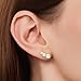 Cicy Bell Womens 18k Gold Plated Stud Earrings Sparkling Cubic Zirconia Hypoallergenic Trendy Earring Fashion Accessories Jewelry Gifts for Lovers and Mom
