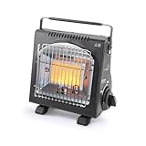 カセットガスストーブ ガスヒーター電源不要！1.6KW【速暖・持ち運び簡単】 暖房 ポータブルヒーター アウトドア 防災グッズ 暖房機 暖炉 防災・釣り・キャンプや旅行などにも 自動消火装置