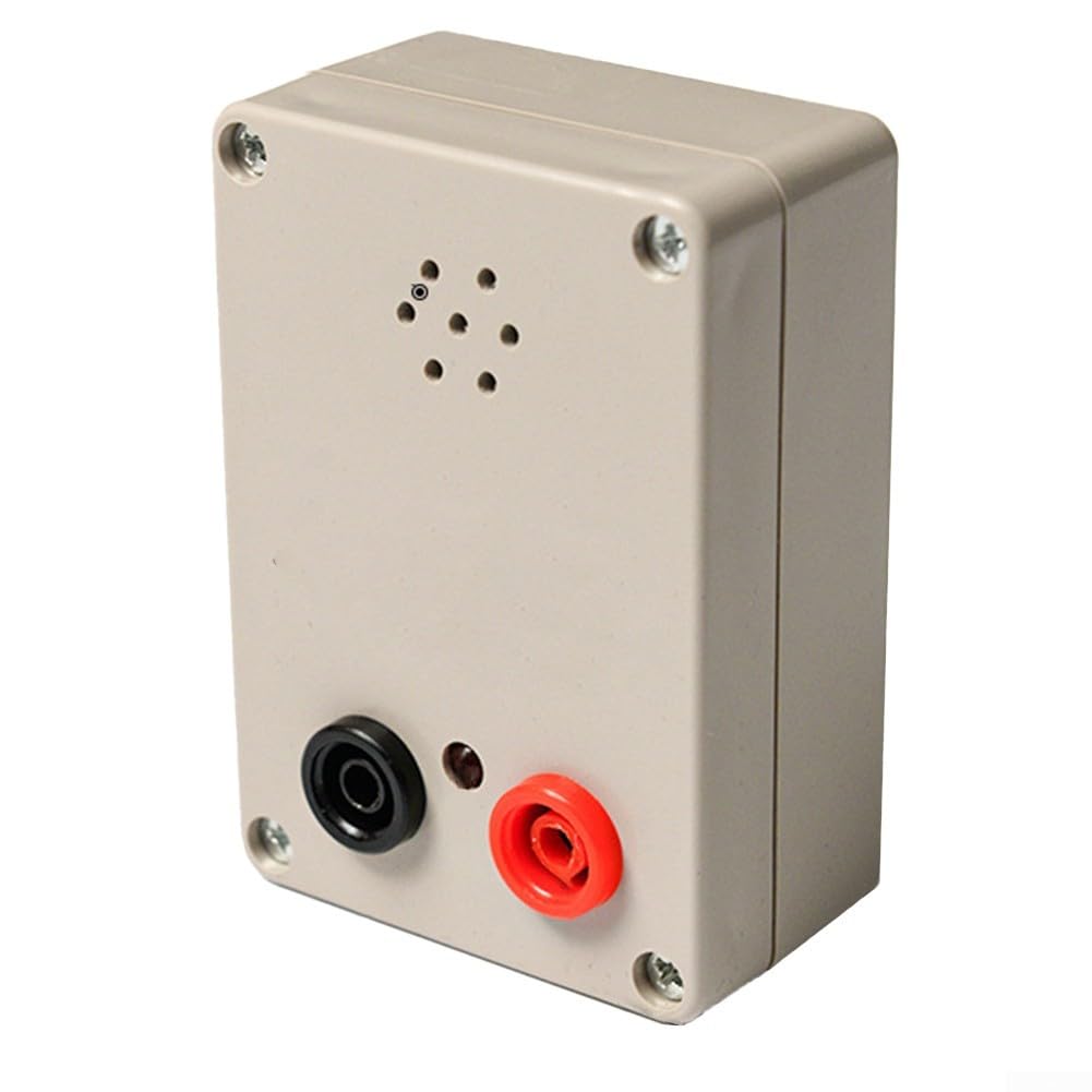 Eawfgtuw Tester per circuiti di continuità di tensione da 9 V, rilevatore di test per cavi elettrici con indicatore cicalino, spia luminosa, segnale acustico, multimetro, accessori componenti
