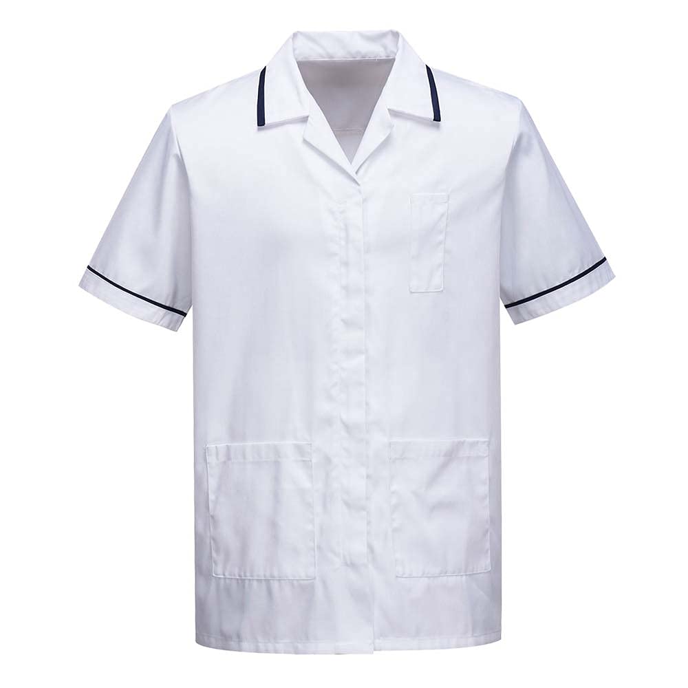 PortwestPortwest Men's Classic Tunic, Size: M, Colour: White, C820WHRM