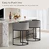 Amazon.com: VATROS 26" H Counter Height Bar Stools Set of 3, Modern ...