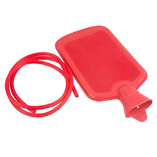 tinsay Enema Bag Kit Hot Water Bottle Cleansing Kit Enema Anal kit Bag Rubber for Colon Cleansing with Silicone Hose 2000ML/0.43bal