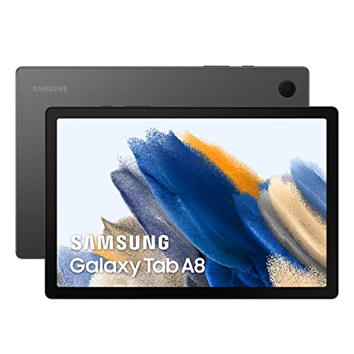 Samsung Galaxy Tab A8 - 10.5 インチ タブレット、32GB、Wifi、Android、カラー グレー (スペイン語版)
