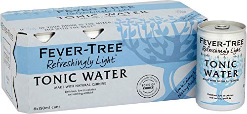 Fever-Tree Naturally Light Tonic Water Cans 8 x 150ml