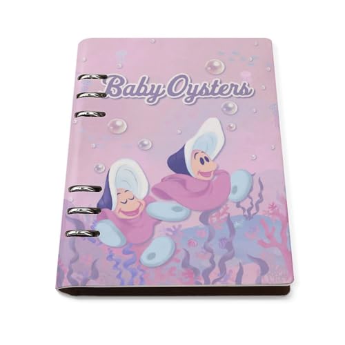 ノートブック 不思議の国のアリス ヤングオイスター PUレザー バインダーノート 手帳 ニメモ帳 日記帳 6穴 A5サイズ オフィス用品 文房具 差し替え可