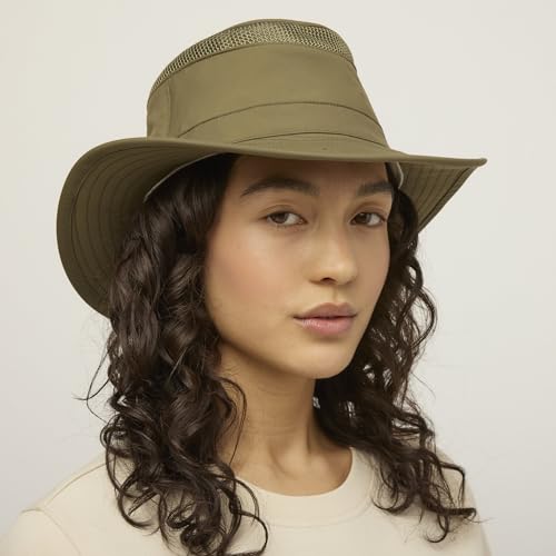 Image of Tilley LTM5 Airflo Medium Brim Hat - Ultralight, Buoyant & Breathable, UPF 50+ Sun Protection, Water-Resistant
