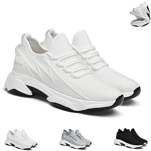 Tallure Sneakers Women Men, Invisible Internal Height Increase-1.6/2.4/3.2/4.1 Inches Athletic Casual Shoes