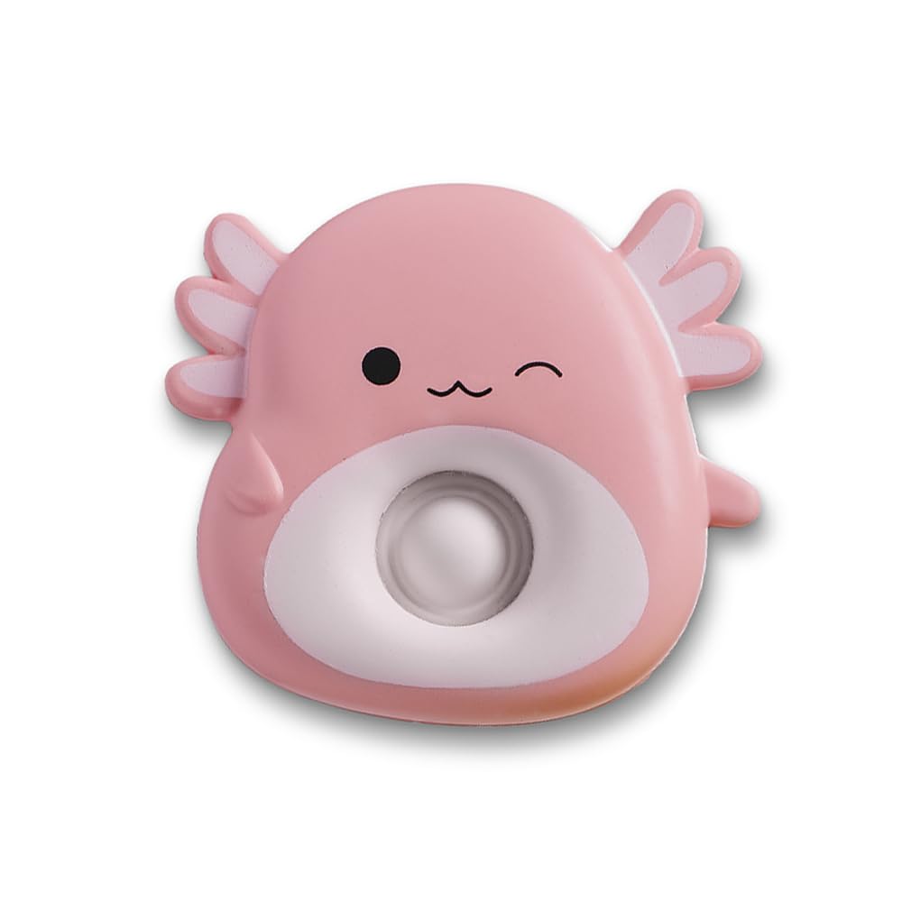 Top TrenzSlow-Rise Squishy Cloud Pop -Squishmallows Archie The Axolotyl-Stress-Relieving Sensory Toy, Ideal for Classroom Focus, Party Favors, Features Exciting Axolotl Design